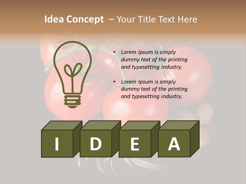 Green Pepper Living PowerPoint Template