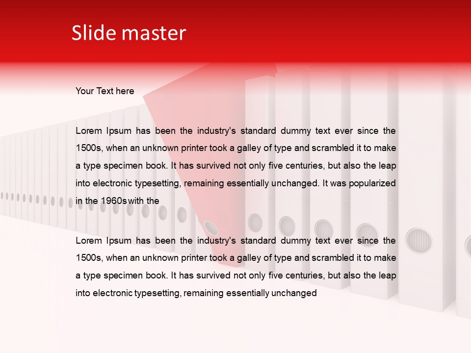 Storage File Important PowerPoint Template