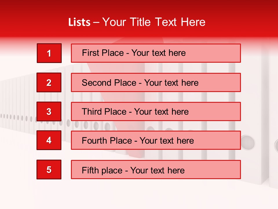 Storage File Important PowerPoint Template