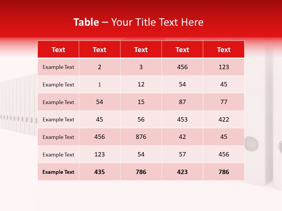 Storage File Important PowerPoint Template