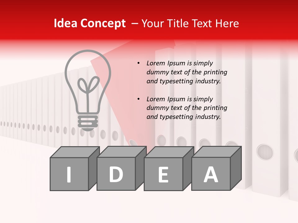 Storage File Important PowerPoint Template