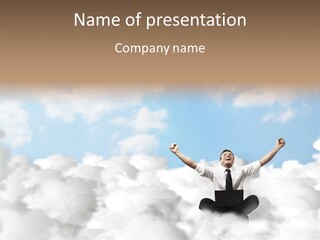 Work Outdoor Cloud PowerPoint Template