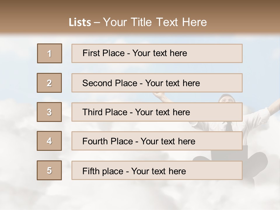 Work Outdoor Cloud PowerPoint Template