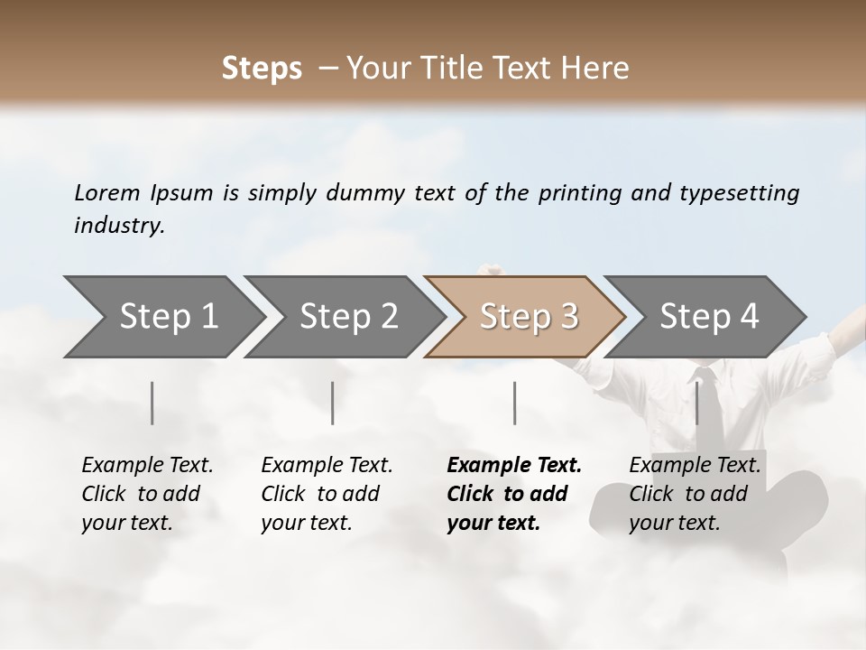Work Outdoor Cloud PowerPoint Template