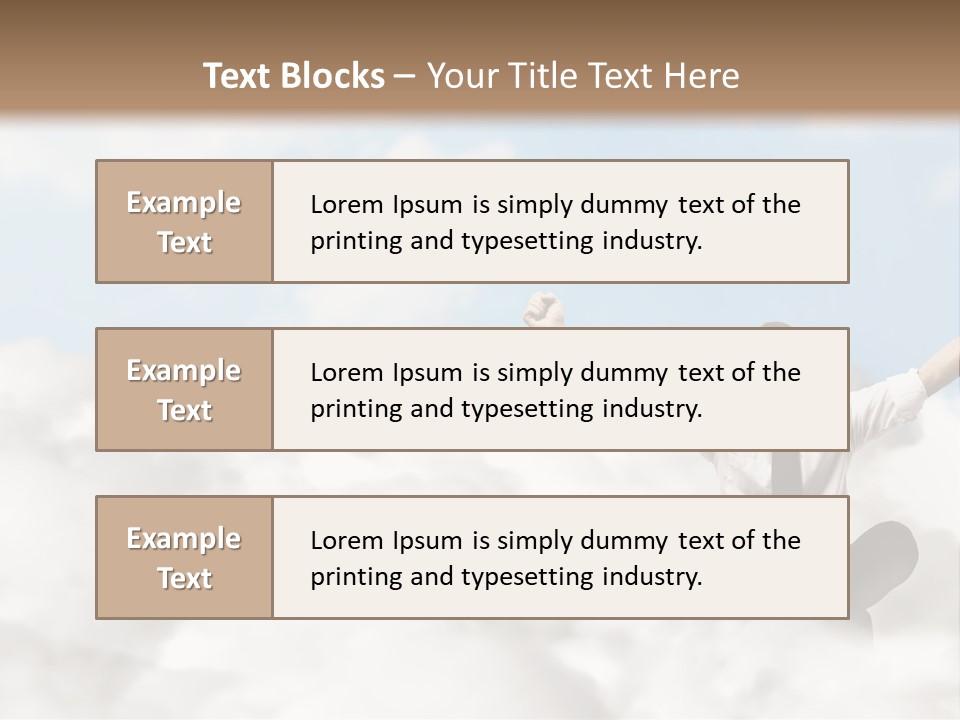 Work Outdoor Cloud PowerPoint Template