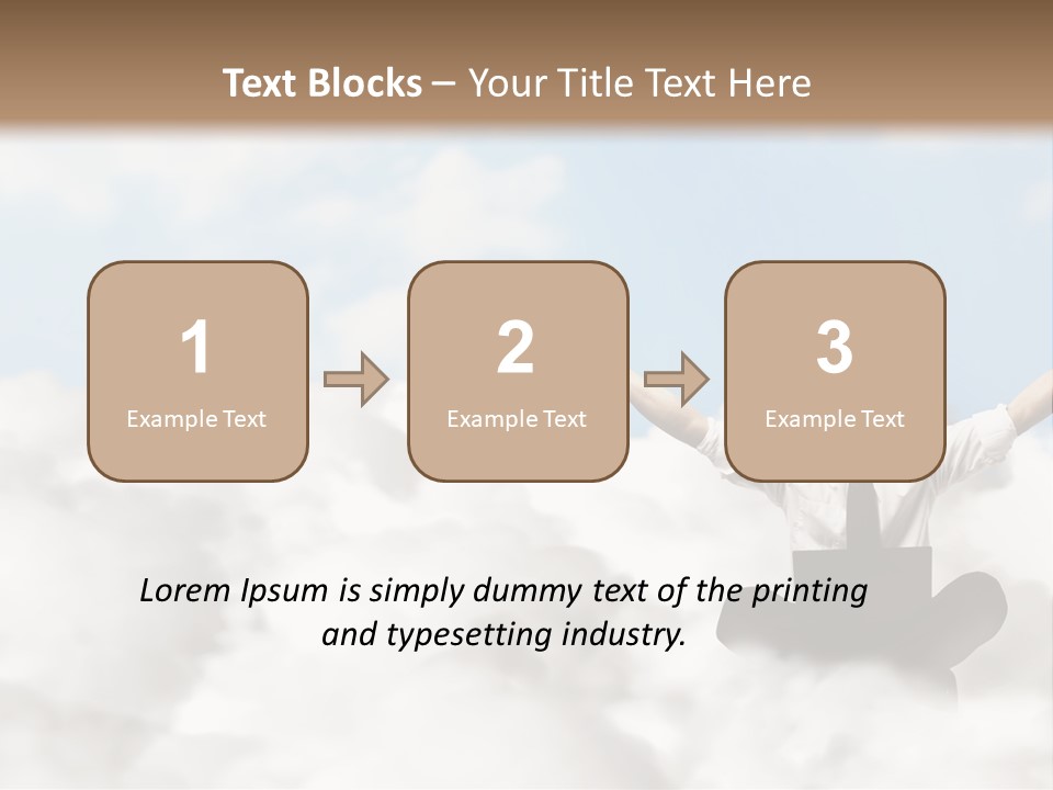 Work Outdoor Cloud PowerPoint Template