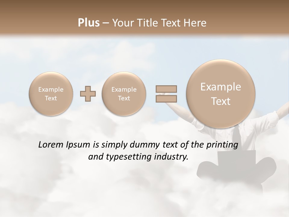 Work Outdoor Cloud PowerPoint Template