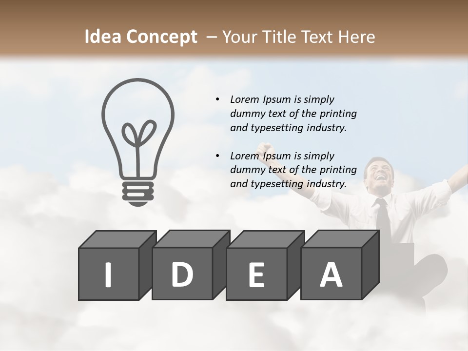 Work Outdoor Cloud PowerPoint Template