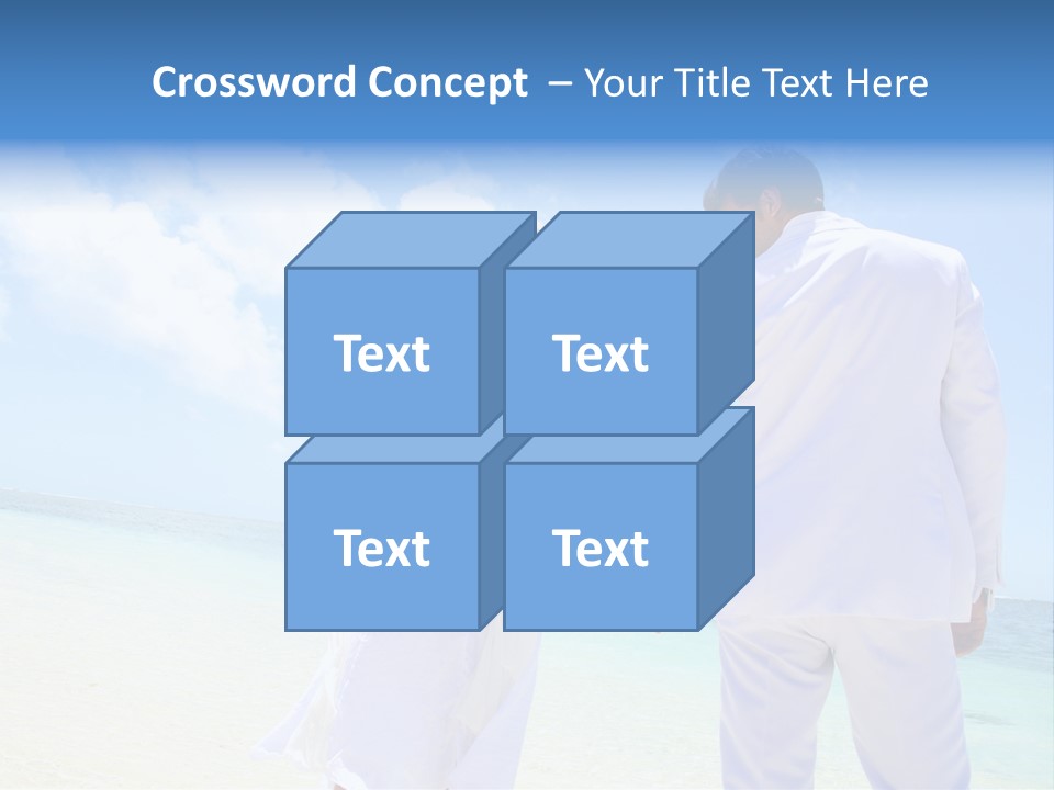 Destination Crystal Water Resort PowerPoint Template