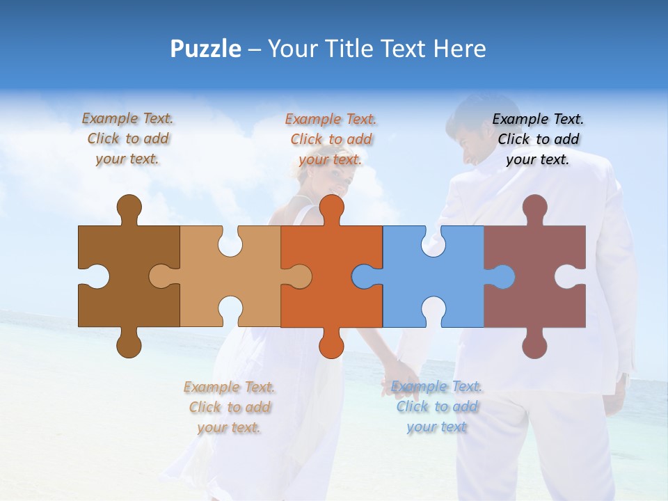 Destination Crystal Water Resort PowerPoint Template