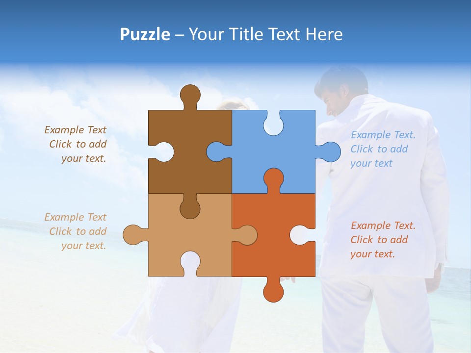 Destination Crystal Water Resort PowerPoint Template