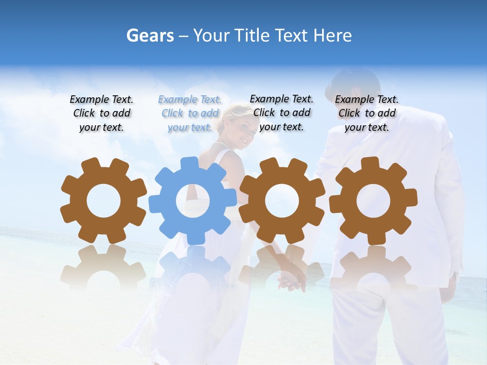 Destination Crystal Water Resort PowerPoint Template