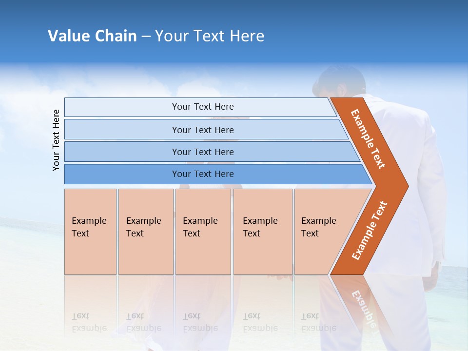 Destination Crystal Water Resort PowerPoint Template