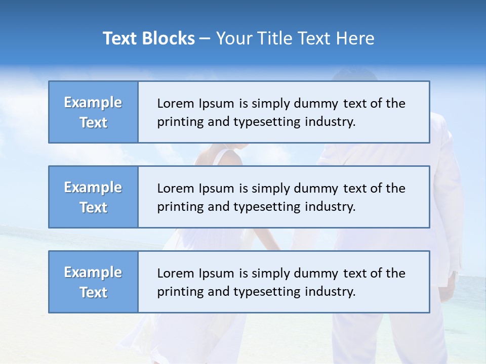 Destination Crystal Water Resort PowerPoint Template