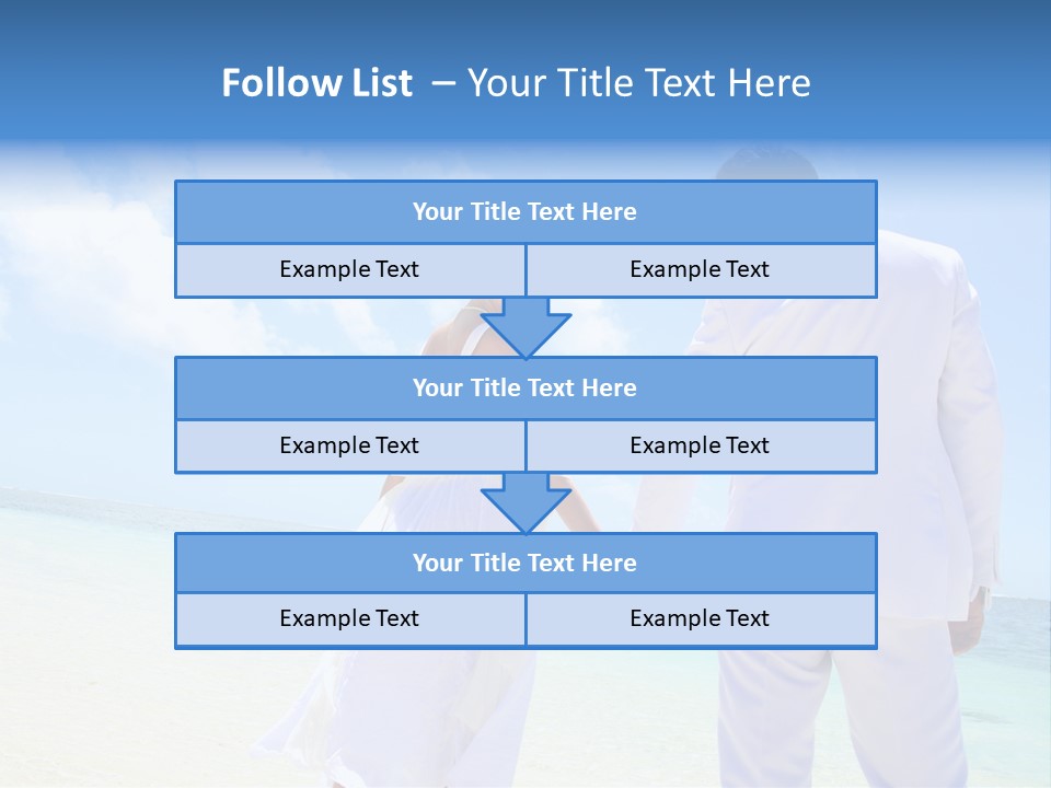 Destination Crystal Water Resort PowerPoint Template