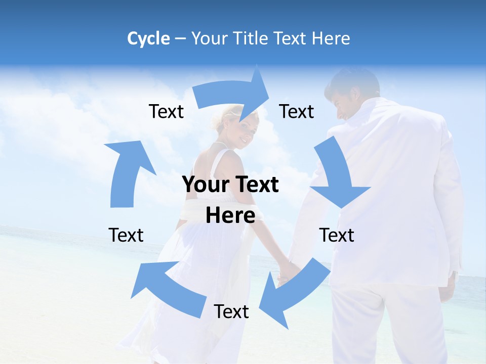 Destination Crystal Water Resort PowerPoint Template