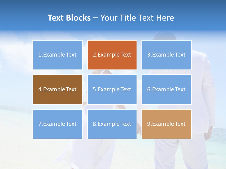 Destination Crystal Water Resort PowerPoint Template