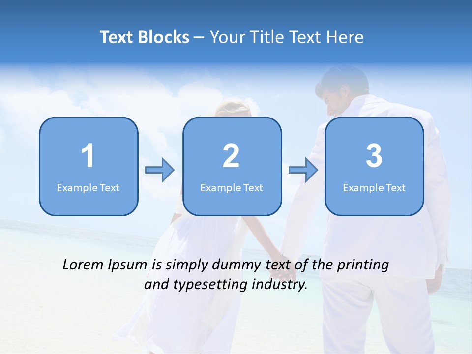 Destination Crystal Water Resort PowerPoint Template