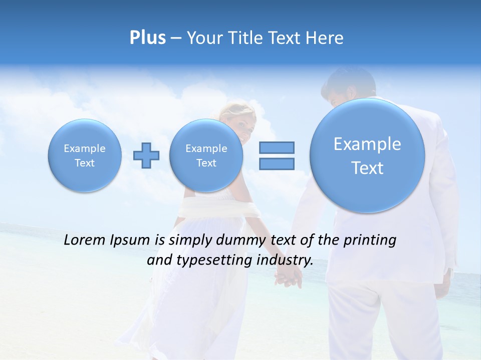 Destination Crystal Water Resort PowerPoint Template