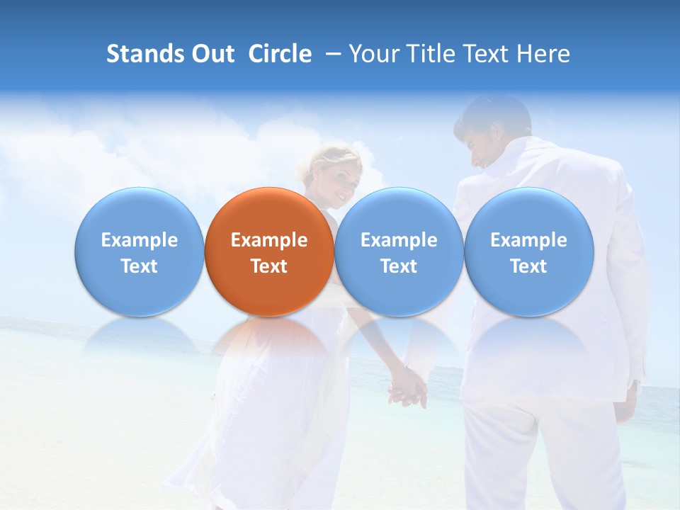 Destination Crystal Water Resort PowerPoint Template