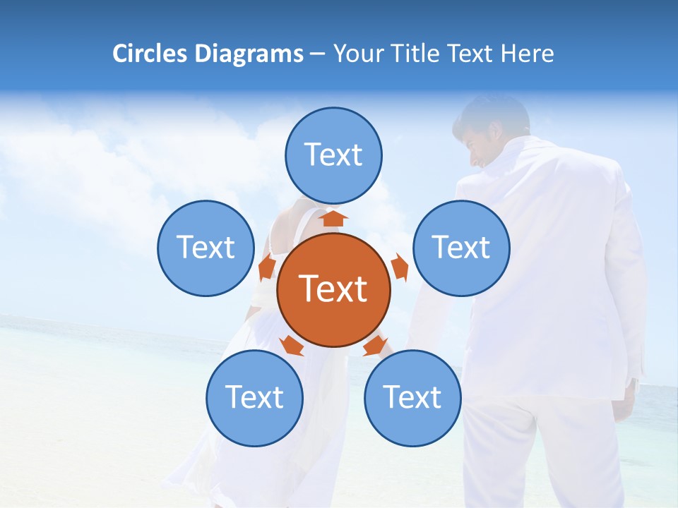 Destination Crystal Water Resort PowerPoint Template