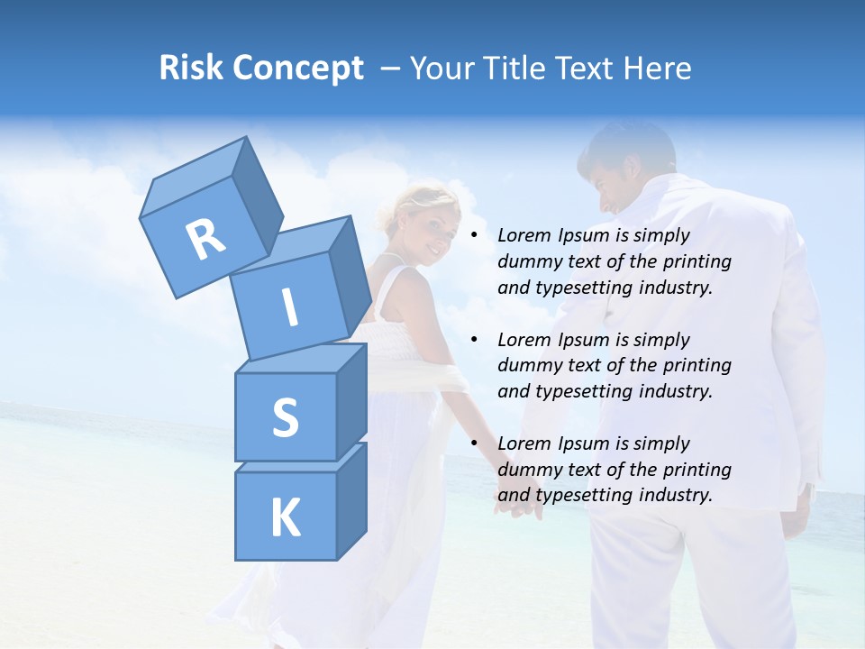 Destination Crystal Water Resort PowerPoint Template