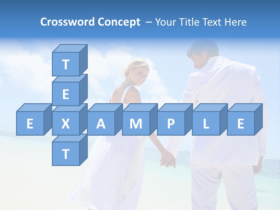 Destination Crystal Water Resort PowerPoint Template