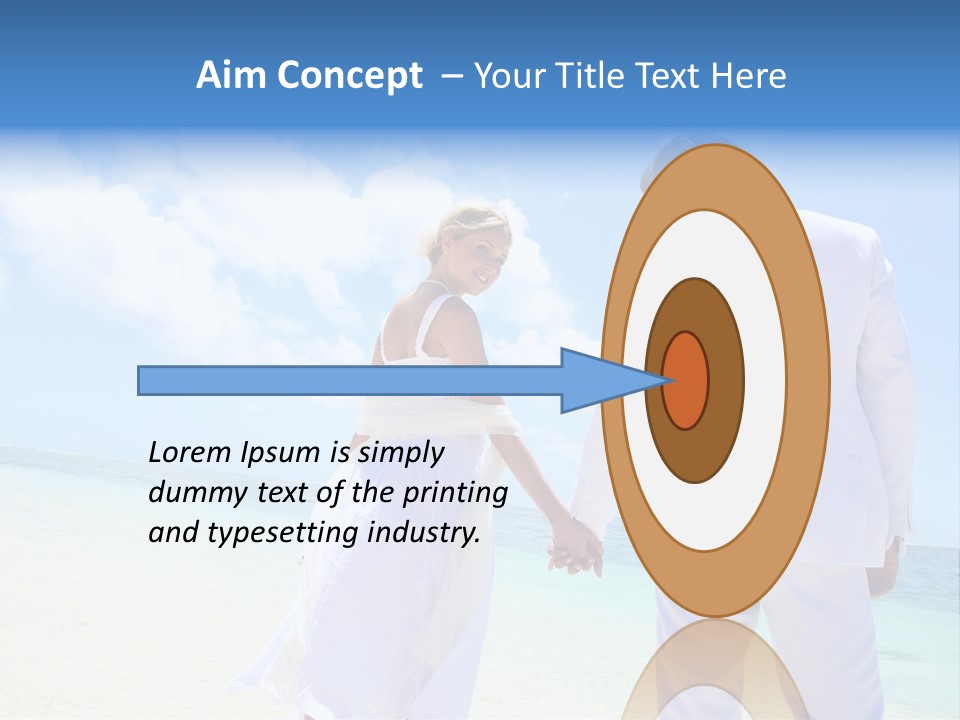 Destination Crystal Water Resort PowerPoint Template