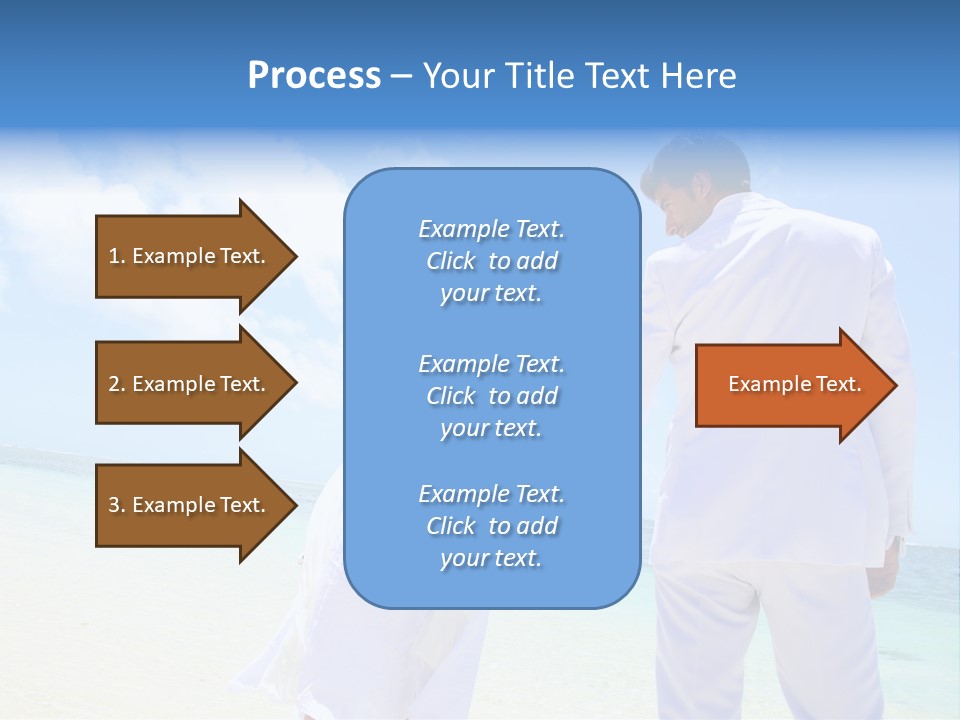 Destination Crystal Water Resort PowerPoint Template