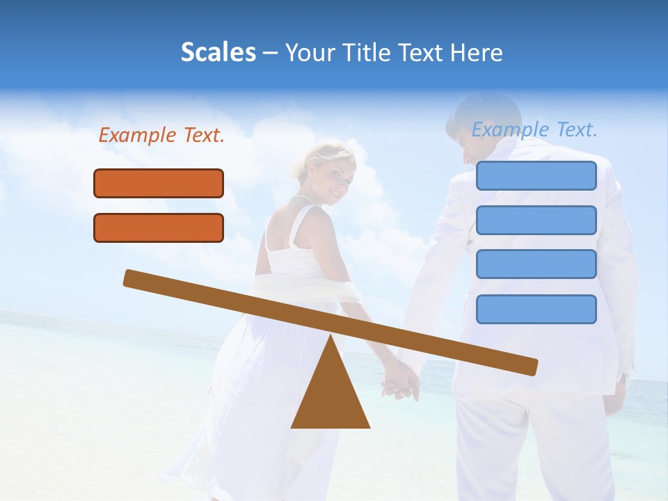 Destination Crystal Water Resort PowerPoint Template