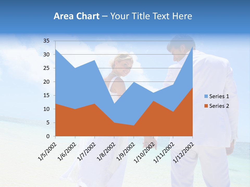 Destination Crystal Water Resort PowerPoint Template