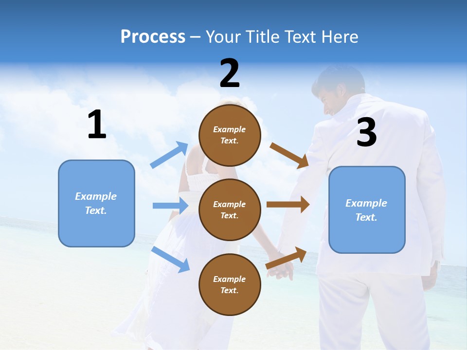 Destination Crystal Water Resort PowerPoint Template