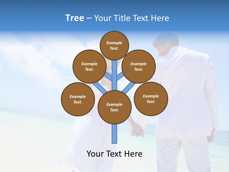 Destination Crystal Water Resort PowerPoint Template