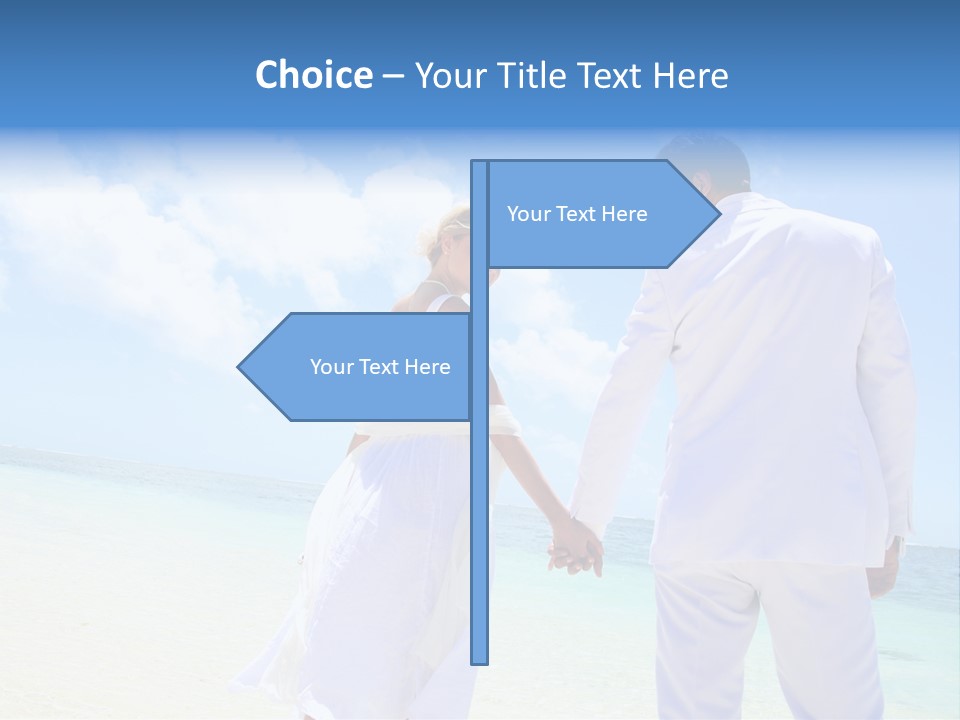 Destination Crystal Water Resort PowerPoint Template