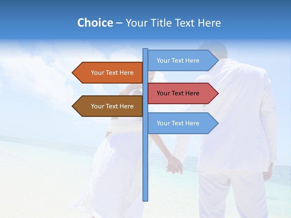 Destination Crystal Water Resort PowerPoint Template