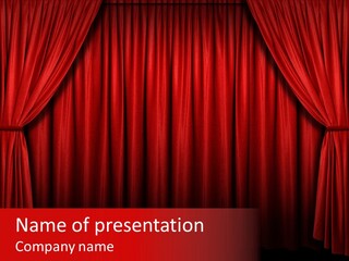 Front Show Orchestra PowerPoint Template