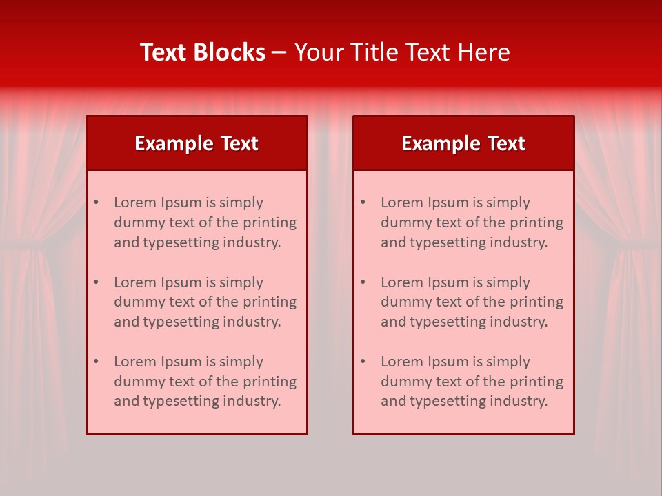 Front Show Orchestra PowerPoint Template