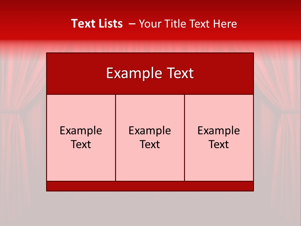 Front Show Orchestra PowerPoint Template