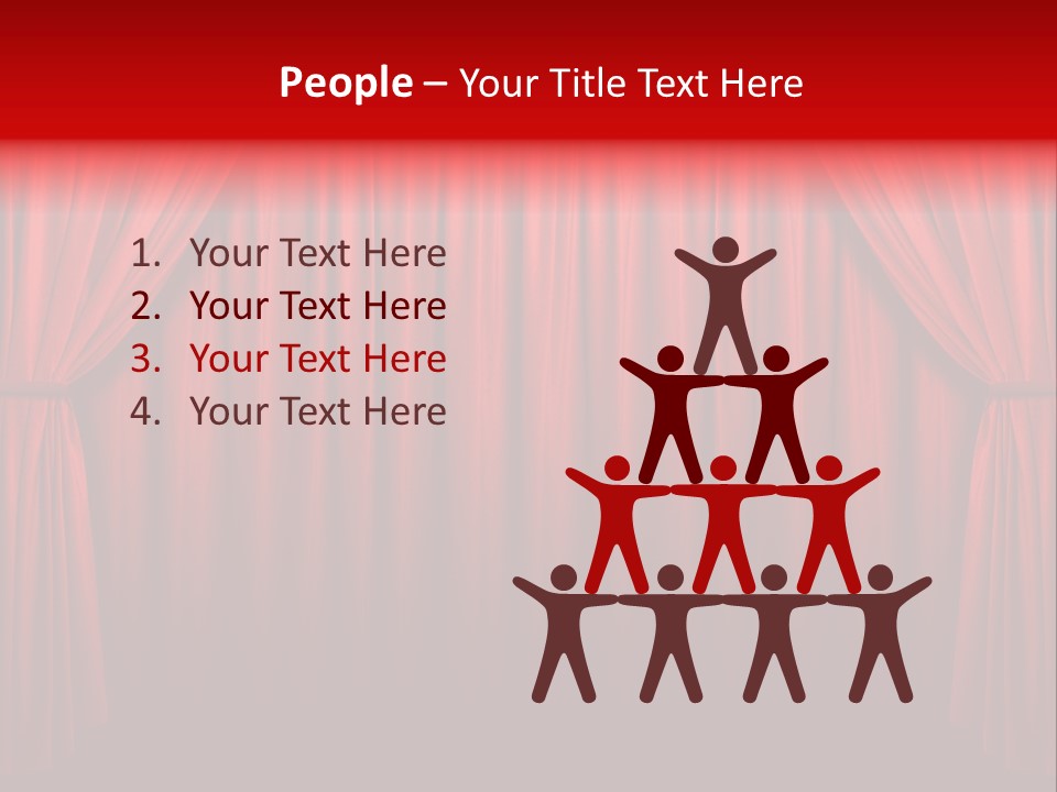 Front Show Orchestra PowerPoint Template