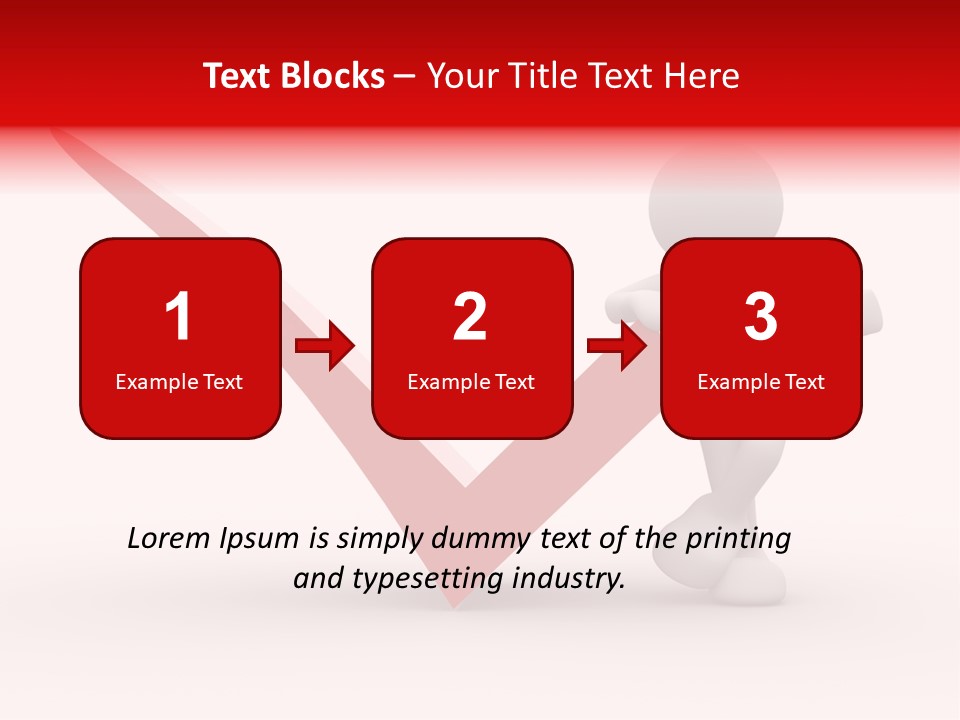 Clipboard Customer Mark PowerPoint Template