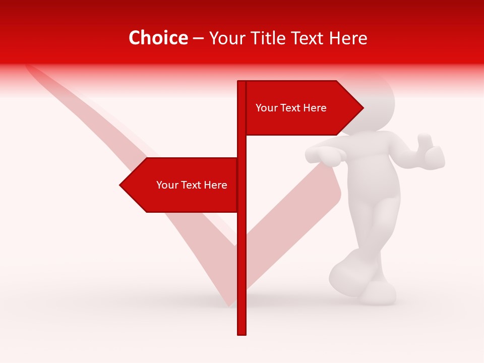 Clipboard Customer Mark PowerPoint Template