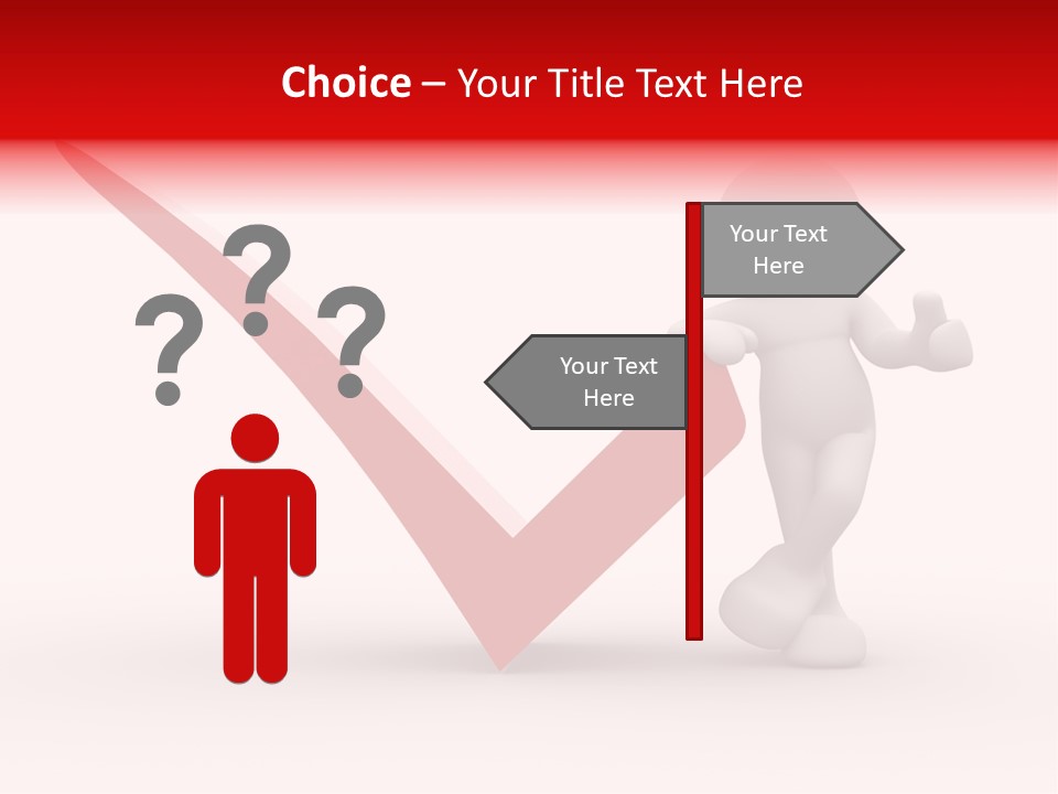 Clipboard Customer Mark PowerPoint Template