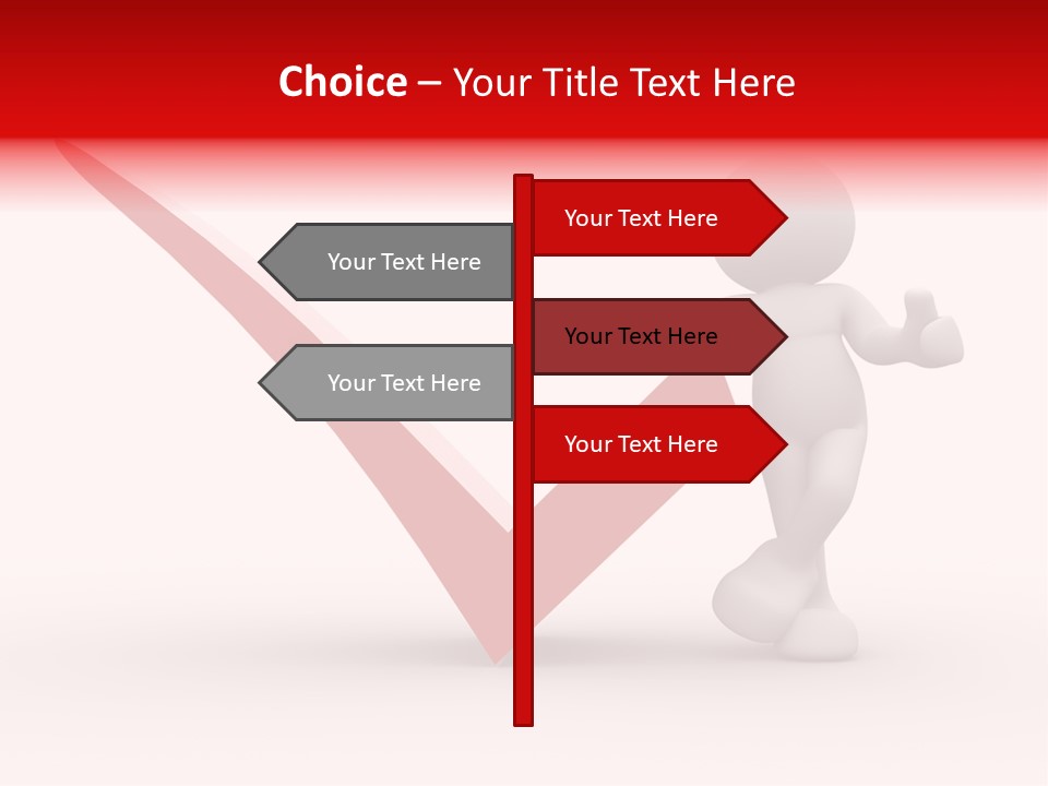 Clipboard Customer Mark PowerPoint Template