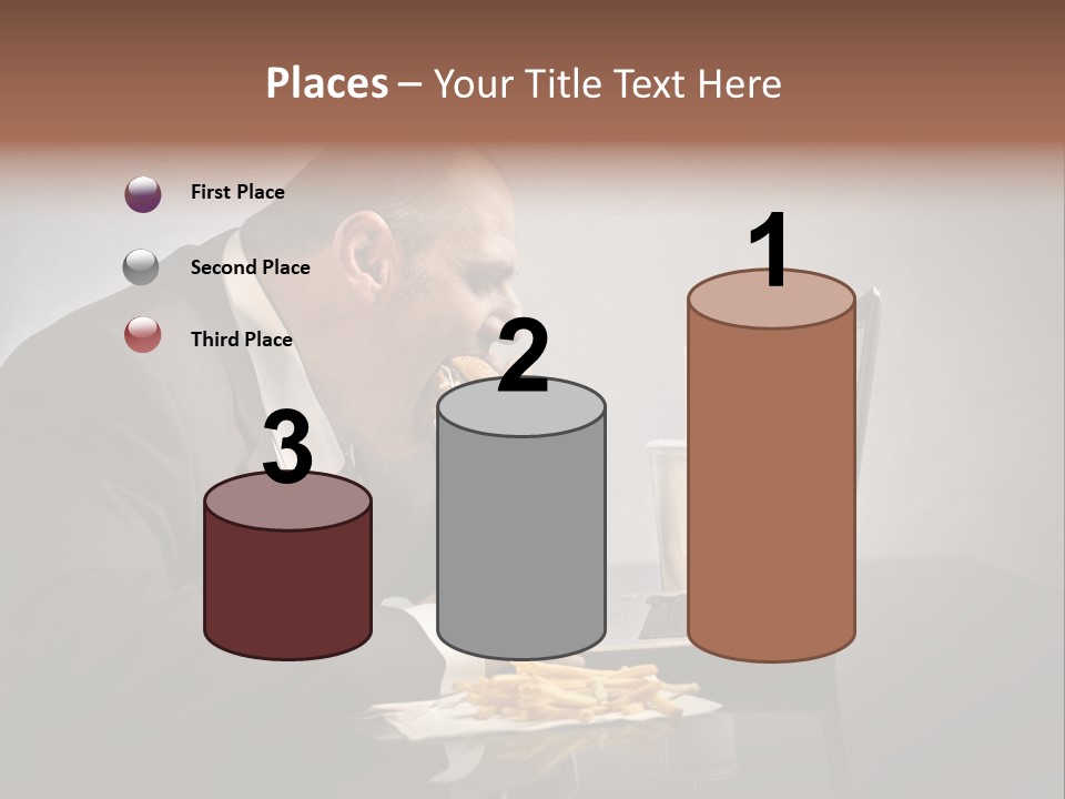 Hamburger Career Drink PowerPoint Template