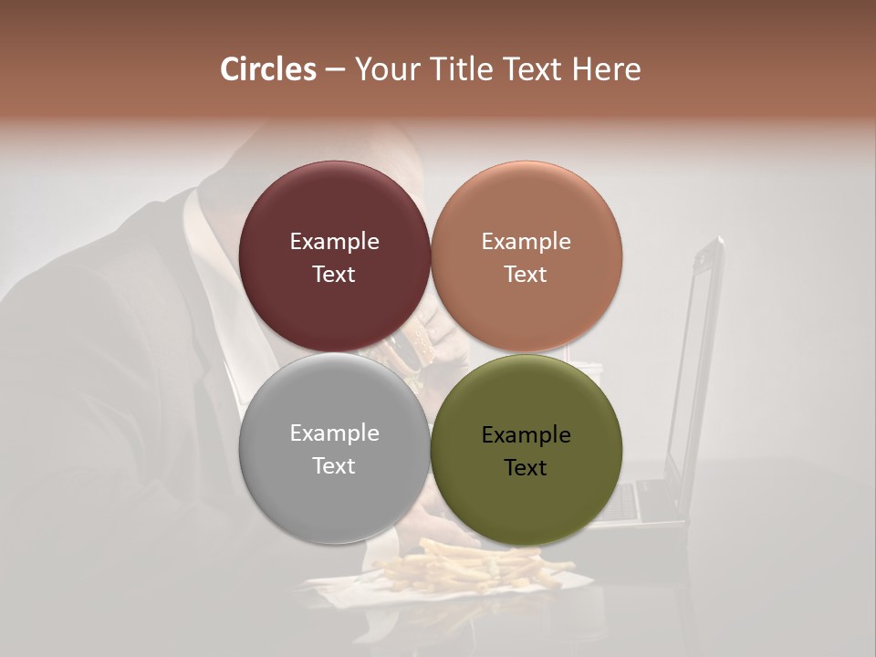 Hamburger Career Drink PowerPoint Template