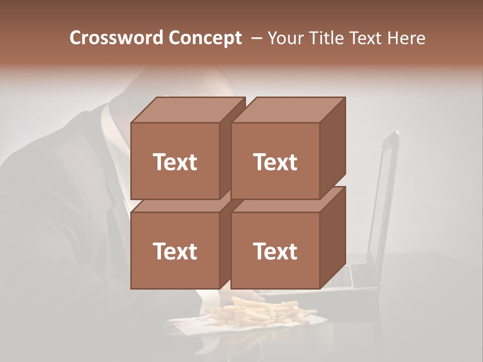 Hamburger Career Drink PowerPoint Template