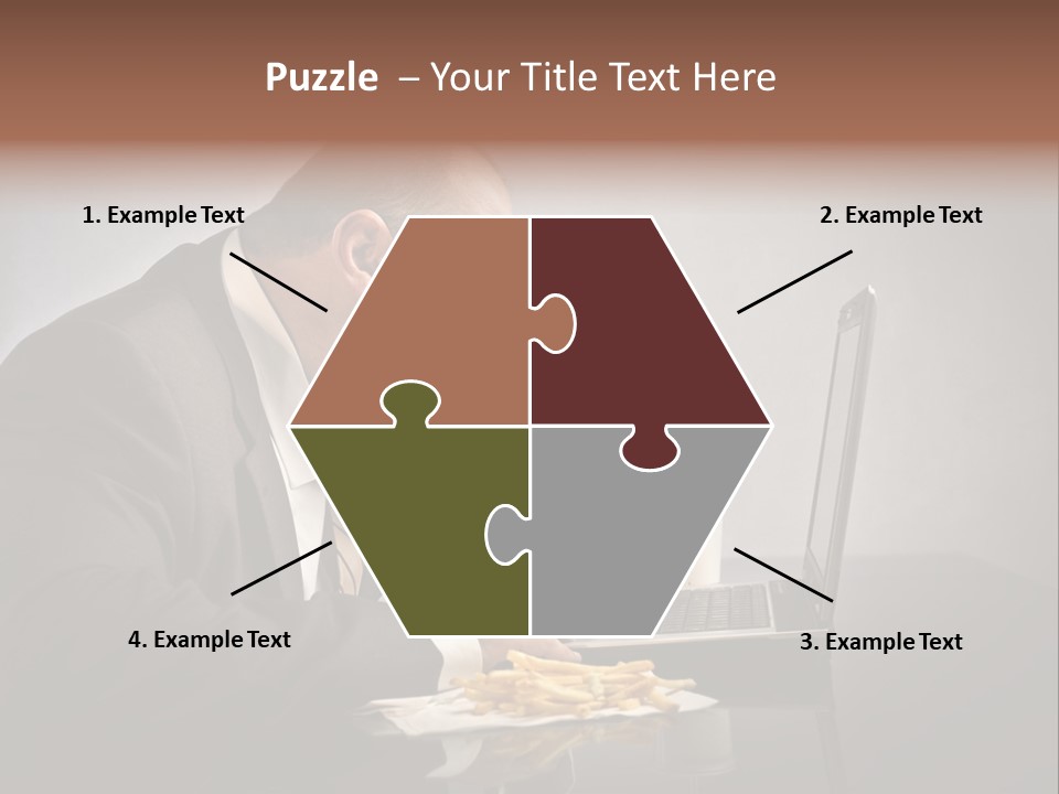 Hamburger Career Drink PowerPoint Template