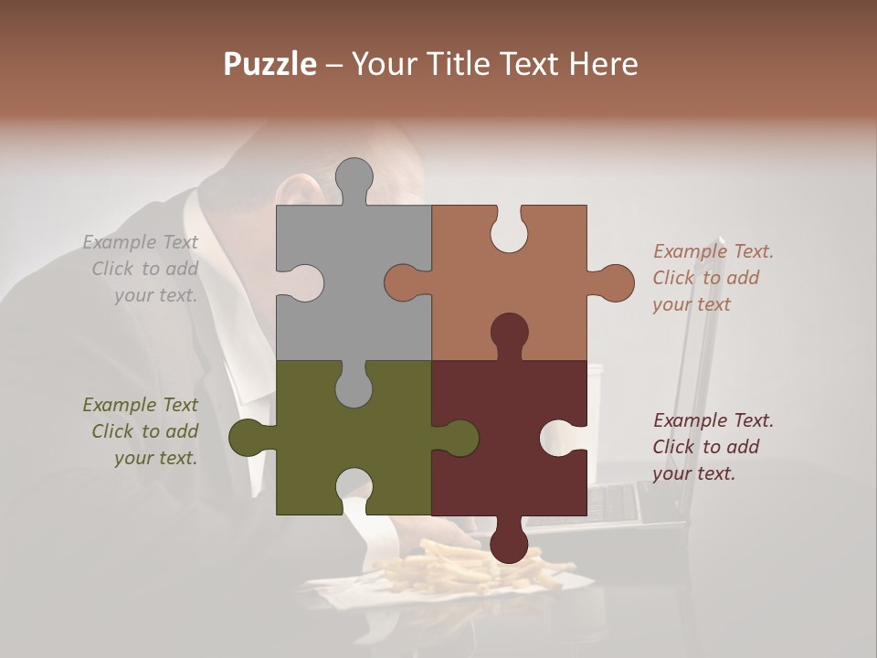 Hamburger Career Drink PowerPoint Template