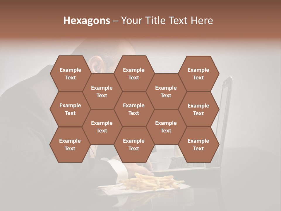 Hamburger Career Drink PowerPoint Template