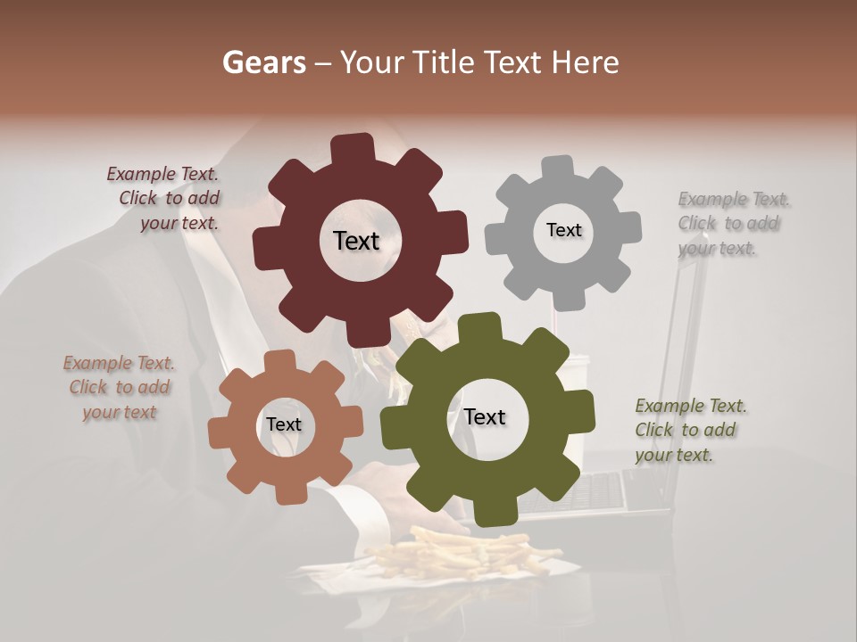 Hamburger Career Drink PowerPoint Template